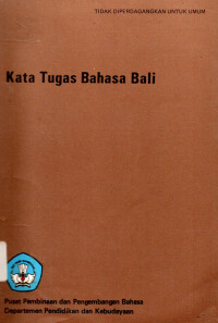 Kata Tugas Bahasa Bali