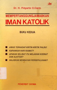 Mempertanggungjawabkan Iman Katolik 2