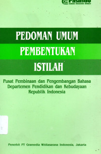 Pedoman Umum Pembentukan Istilah