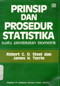 Prinsip dan Prosedur Statistika : suatu Pendekatan Biometrik