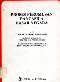 Proses Perumusan Pancasila Dasar Negara