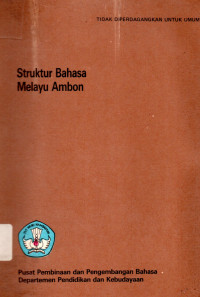 Struktur Bahasa Melayu Ambon