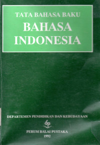 Tata Bahasa Baku Bahasa Indonesia